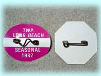 1982 Beach Badge